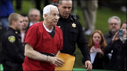 Serial child molester Jerry Sandusky gets 30 to 60 years